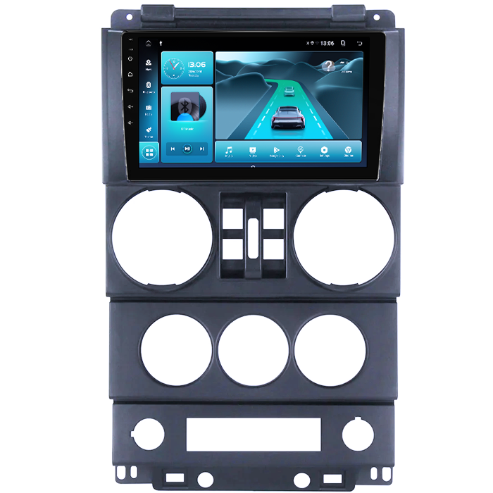 Navigatie dedicata Jeep Wrangler Rubicon 2008-2010, 8GB RAM 128GB ROM, Octacore, Platforma TS18, Android 13, Display QLED 9”, Suporta camera 360º, DSP, Carplay&Android Auto, SIM 4G, Ventilator Activ [3]