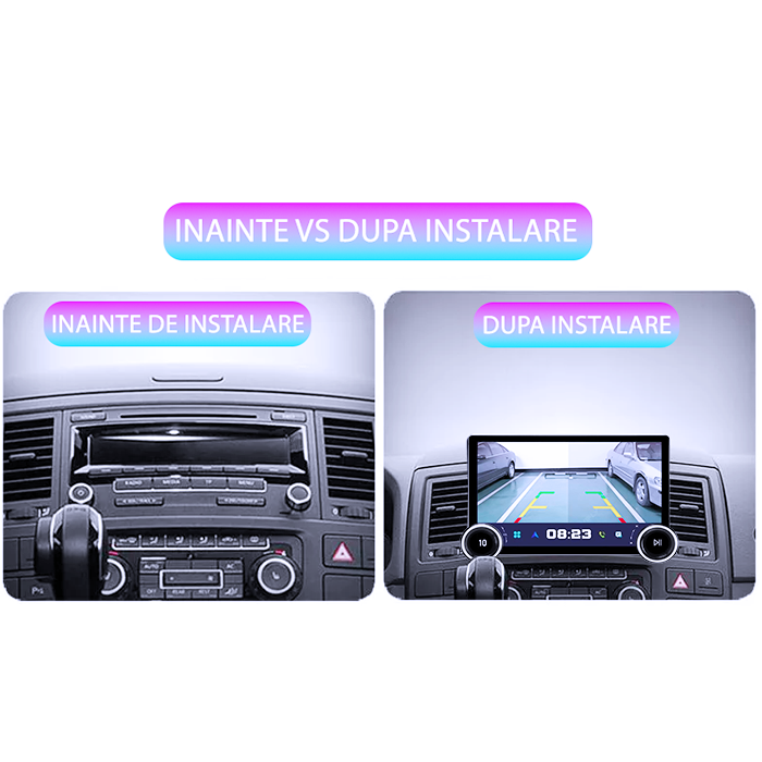 Navigatie dedicata Matvey, 8GB RAM 128GB ROM, Decacore,Android 13, Display QLED 2K de 11.8”, Suporta camera 360º, Ventilator Activ, DSP, Carplay&Android Auto, SIM 4G [7]