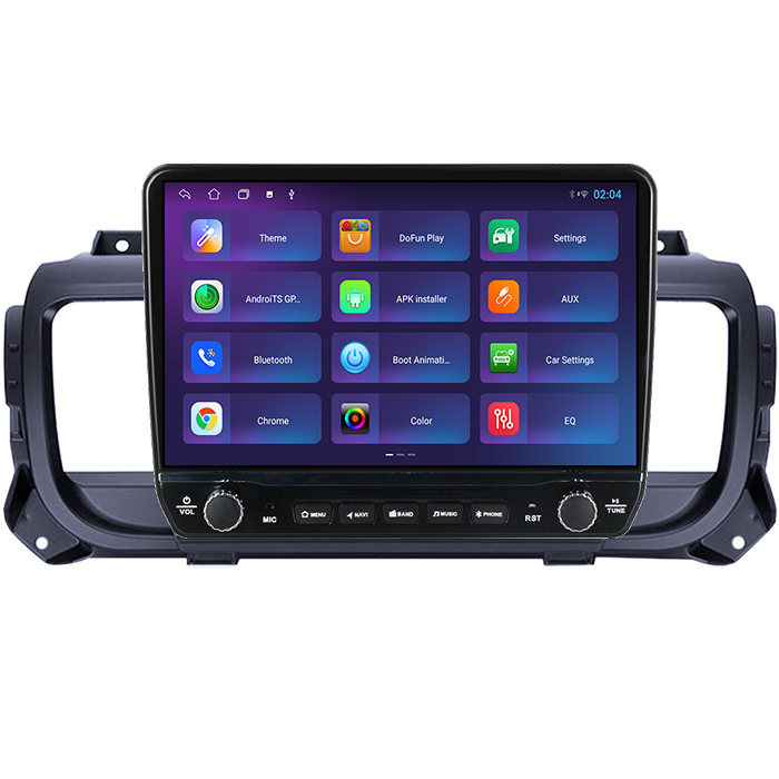 Navigatie dedicata Jumpy 2016-2021 Tesla cu butoane rotative model 2024, 4GB RAM 64GB ROM, Procesor Quadcore, Android 14, Display QLED 10", DSP, Carplay&Android Auto [4]