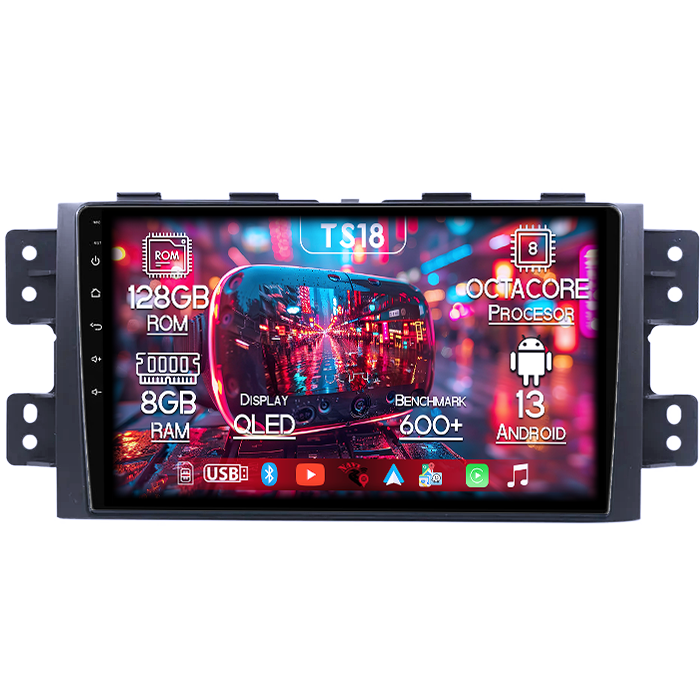 Navigatie dedicata KIA Borrego Mohave 2008-2012, 8GB RAM 128GB ROM, Octacore, Platforma TS18, Android 13, Display QLED 9”, Suporta camera 360º, DSP, Carplay&Android Auto, SIM 4G, Ventilator Activ [1]