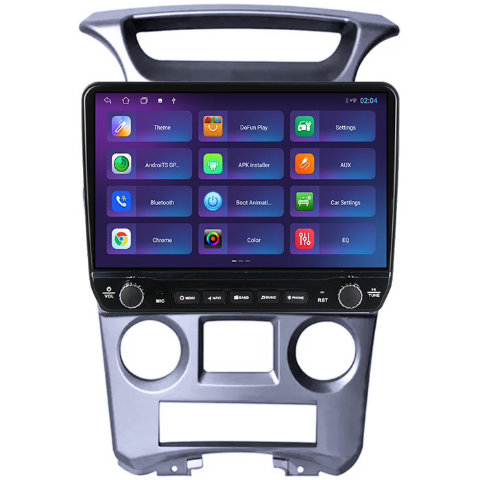 Navigatie dedicata Kia Carens 2007-2011 Tesla cu butoane rotative model 2024, 4GB RAM 64GB ROM, Procesor Quadcore, Android 14, Display QLED 10", DSP, Carplay&Android Auto [4]