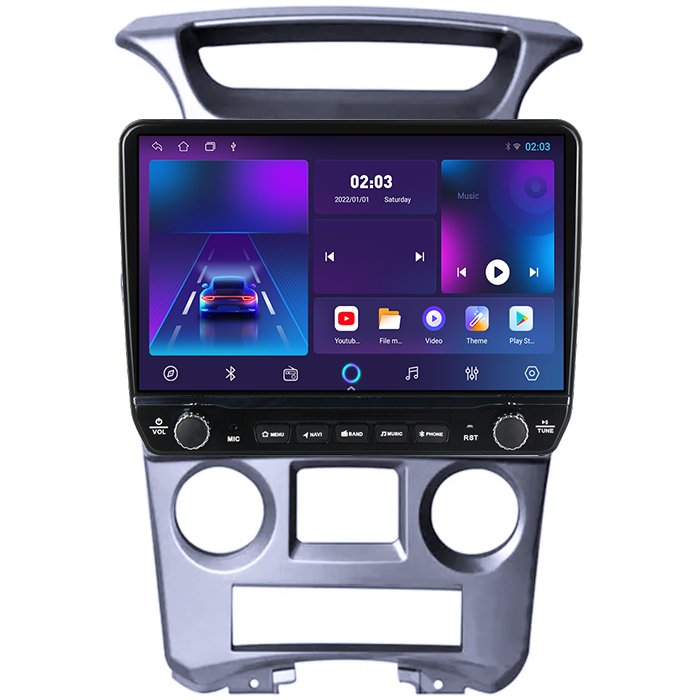 Navigatie dedicata Kia Carens 2007-2011 Tesla cu butoane rotative model 2024, 4GB RAM 64GB ROM, Procesor Quadcore, Android 14, Display QLED 10", DSP, Carplay&Android Auto [5]