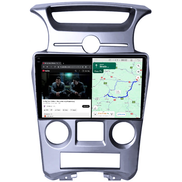 Navigatie dedicata KIA Carens 2007-2011, 4GB RAM 64GB ROM, Quad Core, Display 9" QLED 1K, Carplay, Android 14, Bluetooth, Magazin Play, Suport Camere AHD [6]