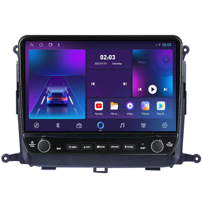 Navigatie dedicata KIA Carens 2013-2018 Tesla cu butoane rotative model 2024, 4GB RAM 64GB ROM, Procesor Quadcore, Android 14, Display QLED 10", DSP, Carplay&Android Auto [5]