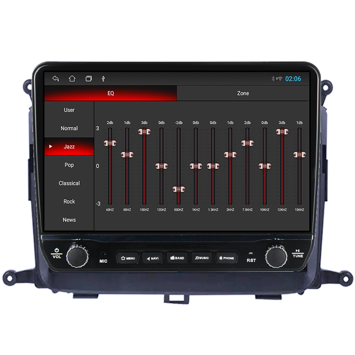 Navigatie dedicata KIA Carens 2013-2018 Tesla cu butoane rotative model 2024, 4GB RAM 64GB ROM, Procesor Quadcore, Android 14, Display QLED 10", DSP, Carplay&Android Auto [2]