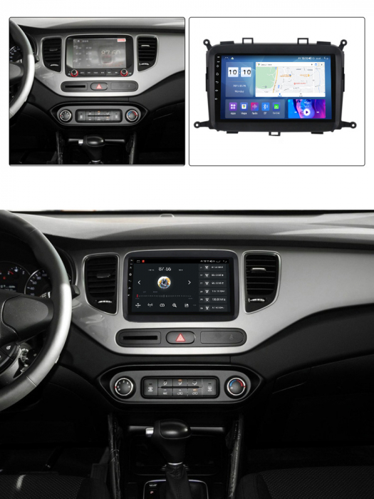 Navigatie dedicata KIA Carens 2013-2018, 4GB RAM 64GB ROM, Octacore, Android 13, Display QLED 9", DSP, Carplay, Android Auto, Internet, Youtube, Waze, WIFI, Bluetooth [7]