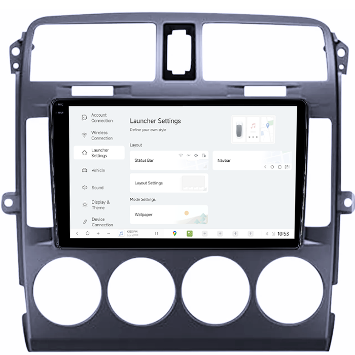 Navigatie dedicata KIA Carnival 2002-2006 Black, DUDU3, 4GB RAM 64GB ROM, Octacore, Platforma 8581, Android, Display QLED 9", DSP, Carplay&AndroidAuto [5]