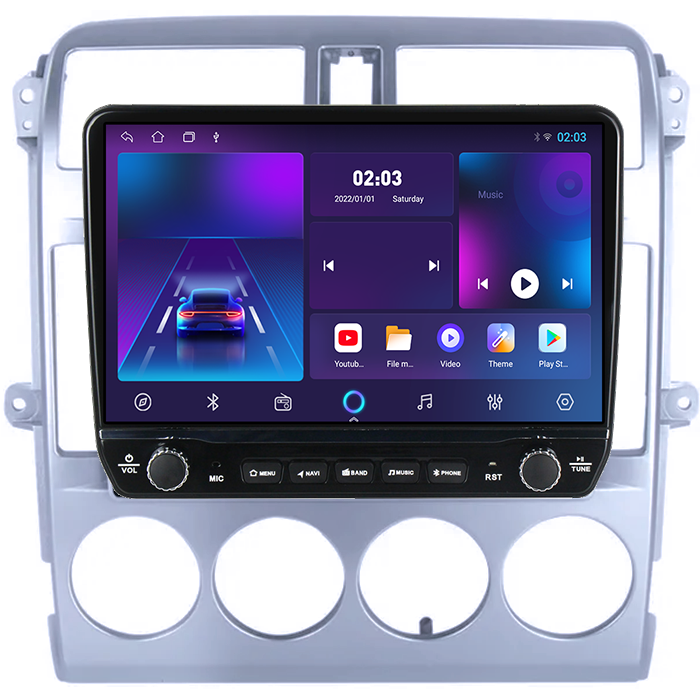 Navigatie dedicata Kia Carnival 2002-2006 Tesla cu butoane rotative model 2024, 4GB RAM 64GB ROM, Procesor Quadcore, Android 14, Display QLED 10", DSP, Carplay&Android Auto [5]