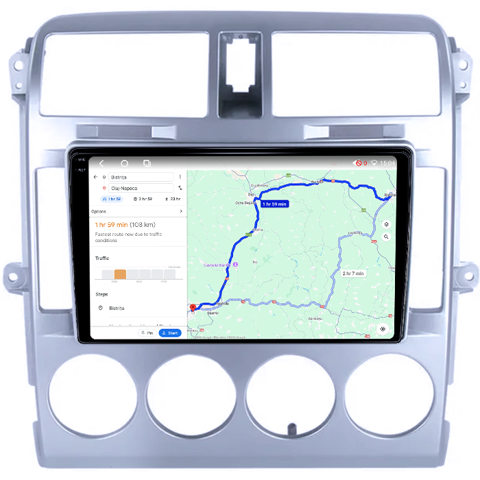 Navigatie dedicata KIA Carnival 2002-2006, 4GB RAM 64GB ROM, Octacore, Android 14, Display QLED 1K 9", Carplay&Android Auto, SIM 4G, Ventilator Activ [4]