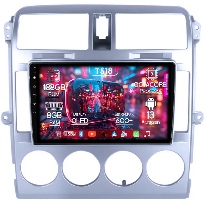 Navigatie dedicata KIA Carnival 2002-2006, 8GB RAM 128GB ROM, Octacore, Platforma TS18, Android 13, Display QLED 9”, Suporta camera 360º, DSP, Carplay&Android Auto, SIM 4G, Ventilator Activ [1]