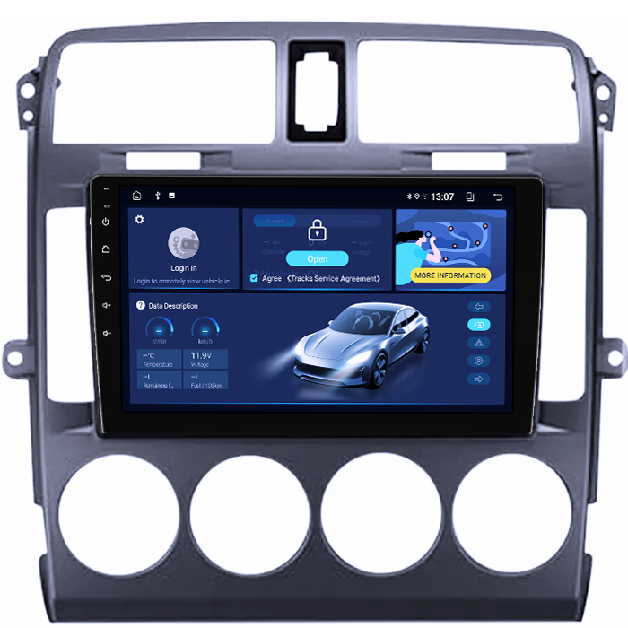Navigatie dedicata KIA Carnival 2002-2006 Black, 8GB RAM 128GB ROM, Octacore, Platforma 7862,Android 13, Display QLED 9”, Suporta camera 360º, DSP, Carplay&Android Auto, SIM 4G, Ventilator Activ [2]