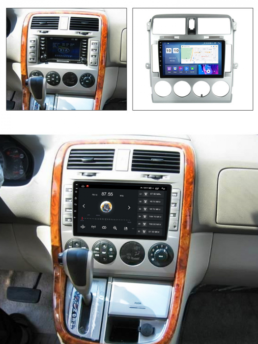 Navigatie dedicata KIA Carnival 2002-2006, 4GB RAM 64GB ROM, Octacore, Android 13, Display QLED 9", DSP, Carplay, Android Auto, Internet, Youtube, Waze, WIFI, Bluetooth [6]