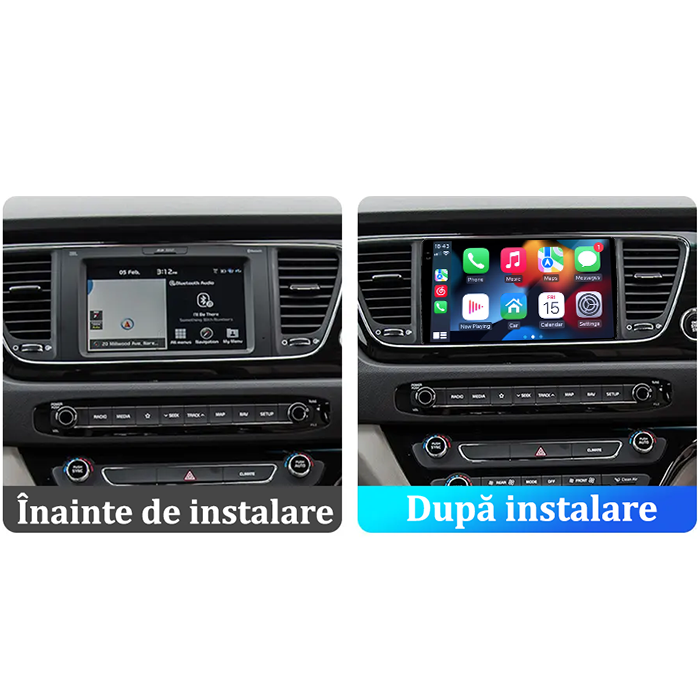 Navigatie dedicata KIA Carnival 2014-2016/2017-2020, 4GB RAM 64GB ROM, Procesor Qualcomm Octacore, Android 14, Rezolutie 2K, Display QLED 9", DSP, Carplay&Android Auto, SIM 4G [7]