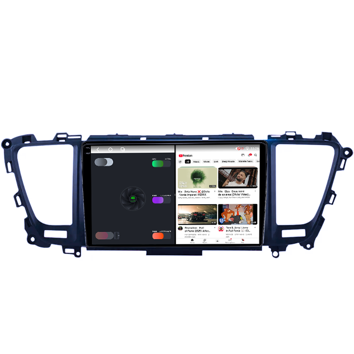 Navigatie dedicata KIA Carnival 2014-2020, 4GB RAM 64GB ROM, Octacore, Android 14, Display QLED 1K 9", Carplay&Android Auto, SIM 4G, Ventilator Activ [3]