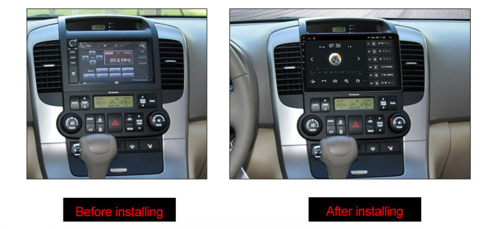 Navigatie dedicata KIA Carnival VQ 2006-2014, 4GB RAM 32 ROM, Android 13, Display QLED, 9",DSP, Carplay, Android Auto, Internet, Youtube , Waze , WI-FI , USB , Bluetooth , Mirrorlink [5]