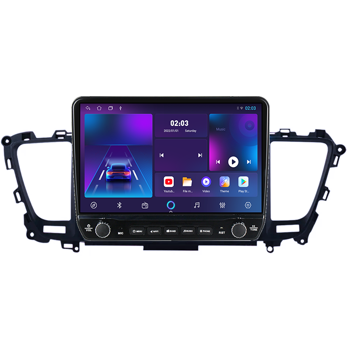 Navigatie dedicata Kia Carnival 2014-2020 Tesla cu butoane rotative model 2024, 4GB RAM 64GB ROM, Procesor Quadcore, Android 14, Display QLED 10", DSP, Carplay&Android Auto [5]