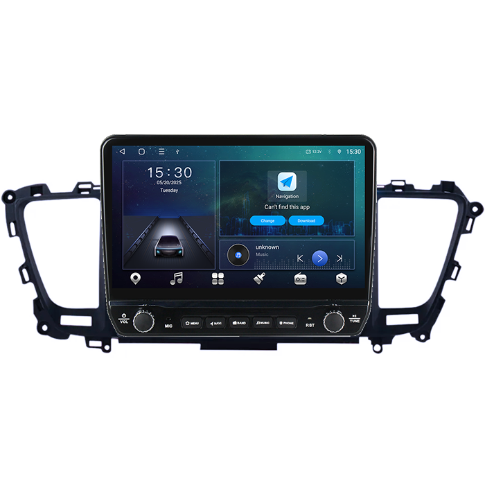 Navigatie dedicata Kia Carnival 2014-2020 Tesla cu butoane rotative model 2024, 4GB RAM 64GB ROM, Procesor Quadcore, Android 14, Display QLED 10", DSP, Carplay&Android Auto [6]