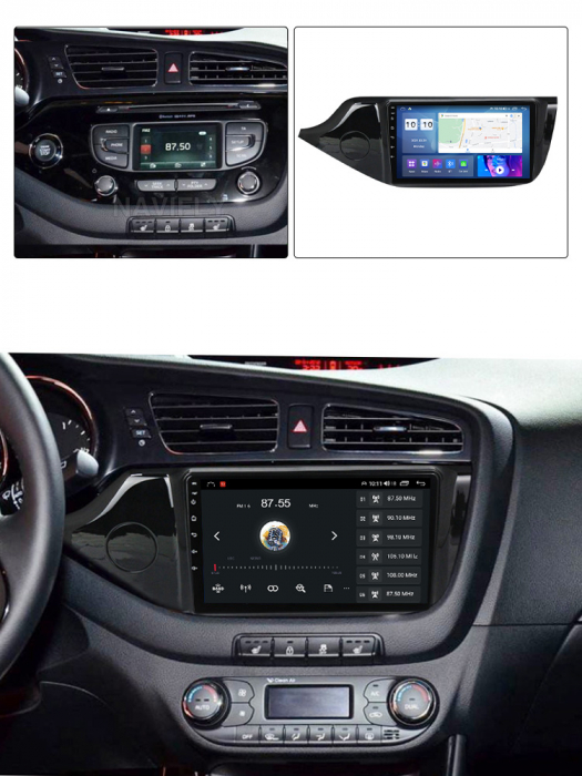Navigatie dedicata Kia Ceed 2012-2016, 4GB RAM 32 ROM, Android 13, Display QLED, 9",DSP, Carplay, Android Auto, Internet, Youtube , Waze , WI-FI , USB , Bluetooth , Mirrorlink [6]