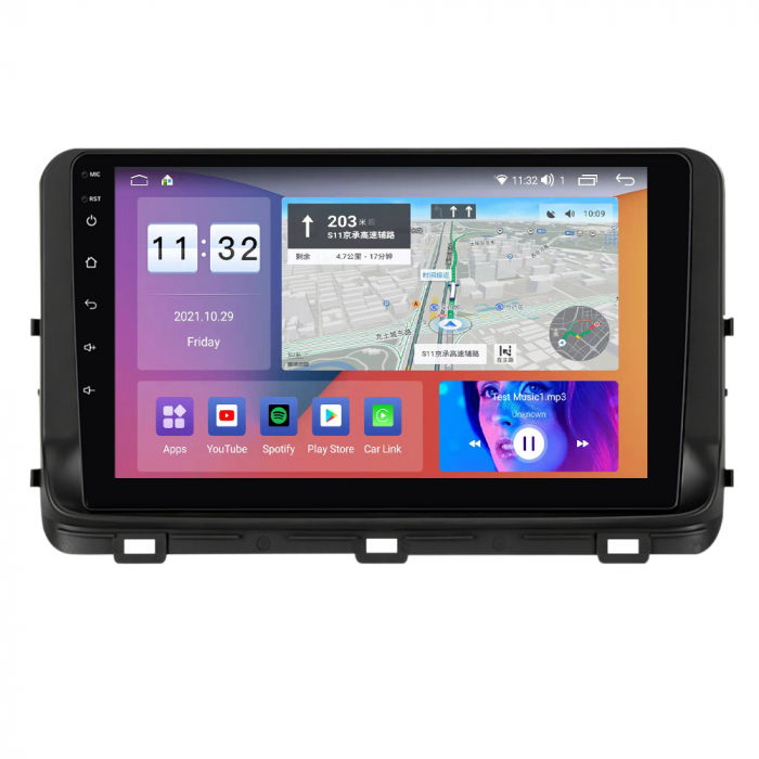 Navigatie dedicata KIA Ceed 2018- 2022, 4 GB RAM 32 ROM, Android 13, Display QLED, 10",DSP, Carplay, Android Auto, Internet, Youtube , Waze , WI-FI , USB , Bluetooth , Mirrorlink [4]