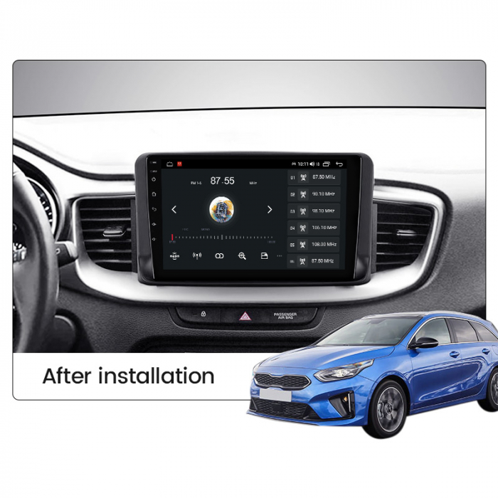 Navigatie dedicata KIA Ceed 2018- 2022, 4 GB RAM 32 ROM, Android 13, Display QLED, 10",DSP, Carplay, Android Auto, Internet, Youtube , Waze , WI-FI , USB , Bluetooth , Mirrorlink [6]