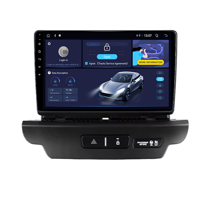 Navigatie dedicata KIA Ceed 2018- 2022 Avarii, 4GB RAM 64GB ROM, Octacore, Android 14, Display QLED  10", Carplay&Android Auto, SIM 4G, Ventilator Activ [2]