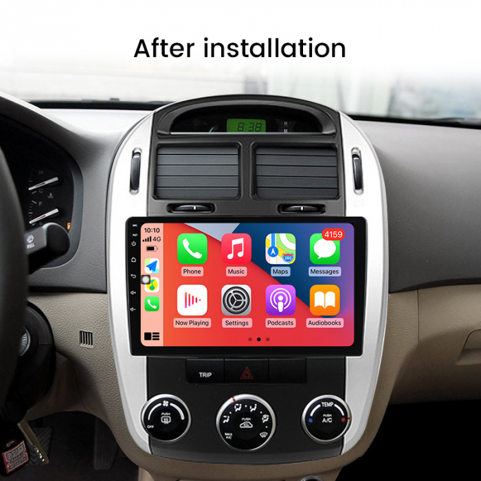 Navigatie dedicata Kia Cerato 2004-2008, 4GB RAM 32 ROM, Android 13, Display QLED, 9",DSP, Carplay, Android Auto, Internet, Youtube , Waze , WI-FI , USB , Bluetooth , Mirrorlink [5]
