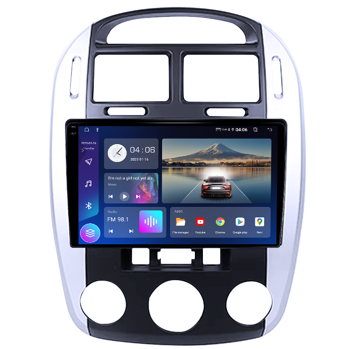 Navigatie dedicata Kia Cerato 2004-2008, 4GB RAM 64GB ROM, Quad Core, Display 9" QLED 1K, Carplay, Android 14, Bluetooth, Magazin Play, Suport Camere AHD [2]