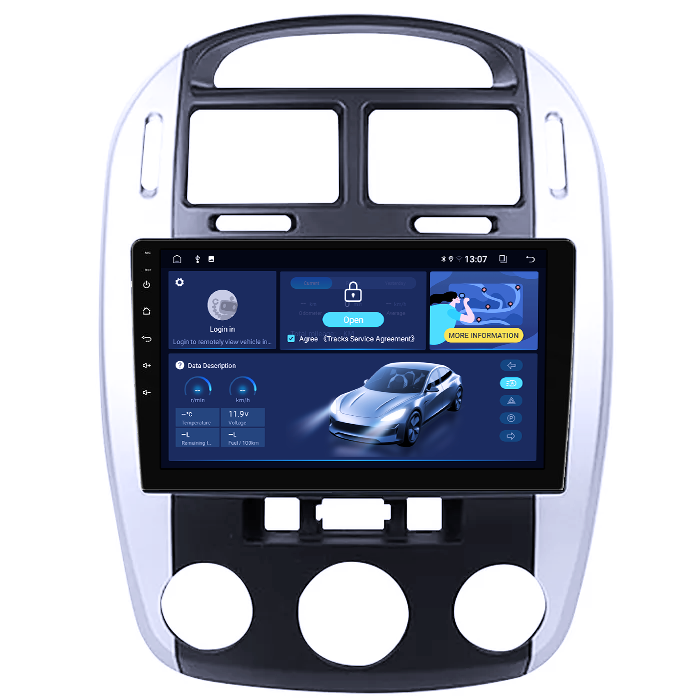 Navigatie dedicata Kia Cerato 2004-2008, 8GB RAM 128GB ROM, Octacore, Platforma TS18, Android 13, Display QLED 9”, Suporta camera 360º, DSP, Carplay&Android Auto, SIM 4G, Ventilator Activ [2]