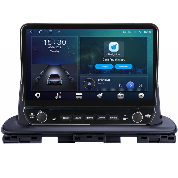 Navigatie dedicata Kia Cerato 2018-2021 Tesla cu butoane rotative model 2024, 4GB RAM 64GB ROM, Procesor Quadcore, Android 14, Display QLED 10", DSP, Carplay&Android Auto [6]