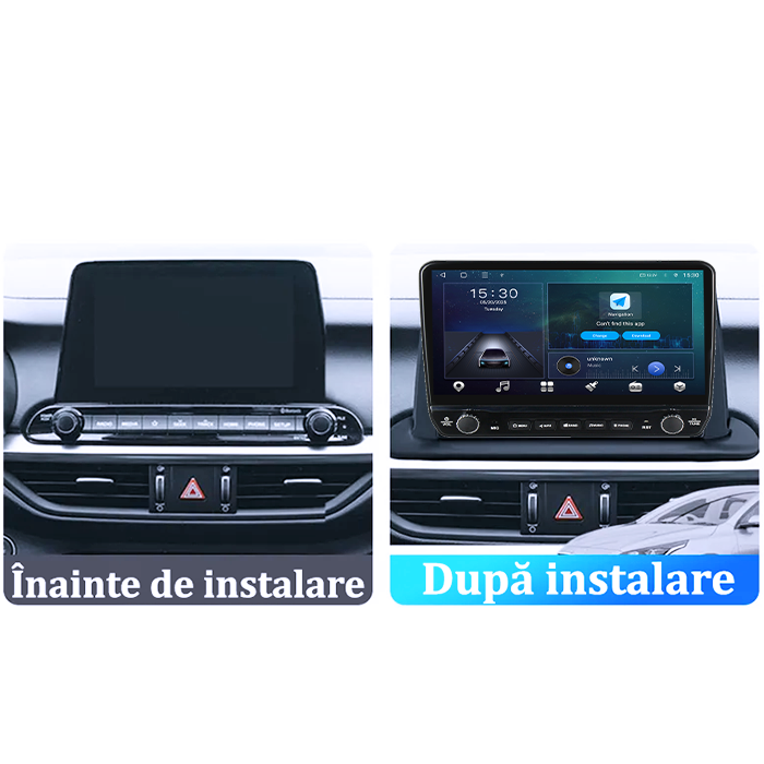 Navigatie dedicata Kia Cerato 2018-2021 Tesla cu butoane rotative model 2024, 4GB RAM 64GB ROM, Procesor Quadcore, Android 14, Display QLED 10", DSP, Carplay&Android Auto [7]