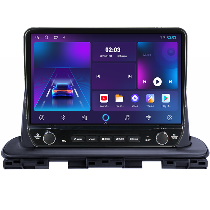 Navigatie dedicata Kia Cerato 2018-2021 Tesla cu butoane rotative model 2024, 4GB RAM 64GB ROM, Procesor Quadcore, Android 14, Display QLED 10", DSP, Carplay&Android Auto [5]