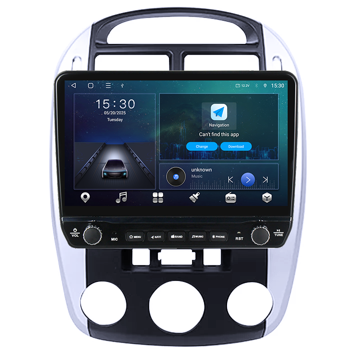 Navigatie dedicata Kia Cerato 2004-2008 Tesla cu butoane rotative model 2024, 4GB RAM 64GB ROM, Procesor Quadcore, Android 14, Display QLED 10", DSP, Carplay&Android Auto [2]