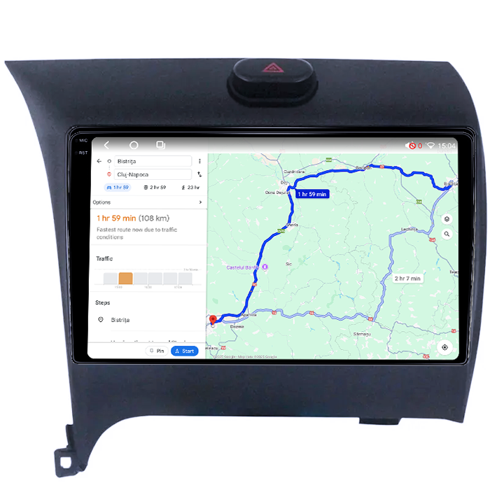 Navigatie dedicata Kia Cerato 2013-2017, 4GB RAM 64GB ROM, Procesor Qualcomm Octacore, Android 14, Rezolutie 2K, Display QLED 9", DSP, Carplay&Android Auto, SIM 4G [4]