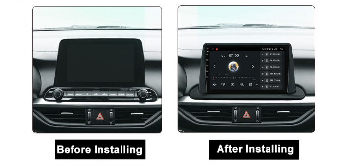 Navigatie dedicata Kia Cerato 2018-2021, 4GB RAM 32 ROM, Android 13, Display QLED, 9",DSP, Carplay, Android Auto, Internet, Youtube , Waze , WI-FI , USB , Bluetooth , Mirrorlink [7]