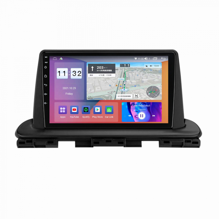 Navigatie dedicata Kia Cerato 2018-2021, 4GB RAM 32 ROM, Android 13, Display QLED, 9",DSP, Carplay, Android Auto, Internet, Youtube , Waze , WI-FI , USB , Bluetooth , Mirrorlink [4]