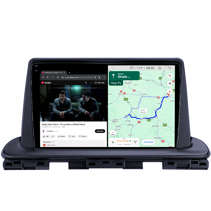 Navigatie dedicata Kia Cerato 2018-2021, 4GB RAM 64GB ROM, Quad Core, Display 9" QLED 1K, Carplay, Android 14, Bluetooth, Magazin Play, Suport Camere AHD [4]