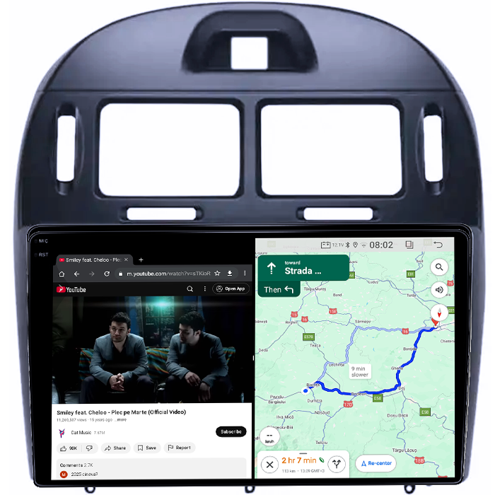 Navigatie dedicata KIA Cerato Foret 2017, 4GB RAM 64GB ROM, Quad Core, Display 10" QLED 1K, Carplay, Android 14, Bluetooth, Magazin Play, Suport Camere AHD [4]