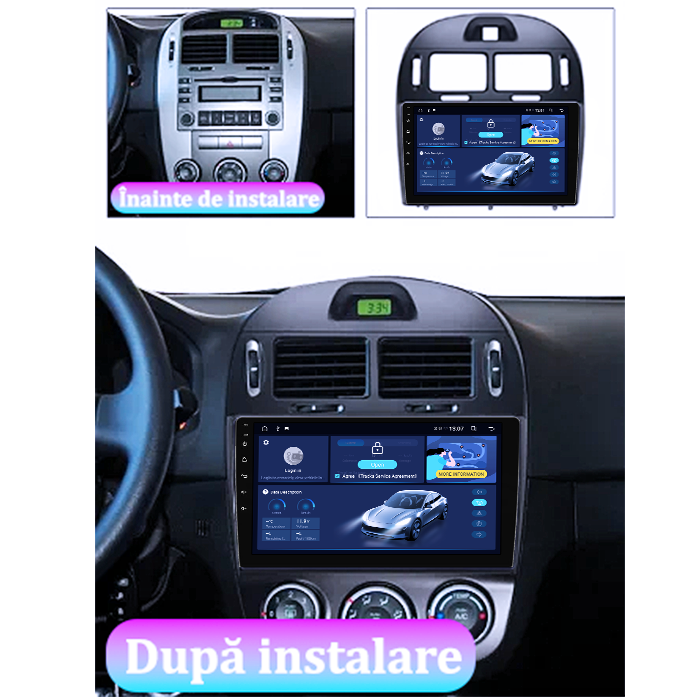 Navigatie dedicata KIA Cerato Foret 2017, 8GB RAM 128GB ROM, Octacore, Platforma TS18, Android 13, Display QLED 10”, Suporta camera 360º, DSP, Carplay&Android Auto, SIM 4G, Ventilator Activ [5]