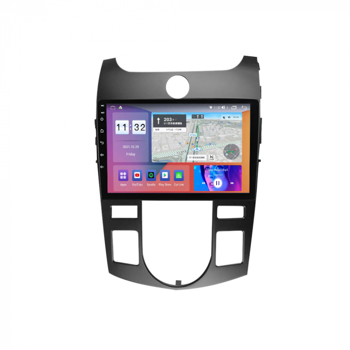 (Resigilata) Navigatie dedicata Kia Forte Cerato 2008-2013, Black, 2GB RAM 32GB ROM, Quad Core, Display 9" IPS Full HD, Carplay, Android 13, Bluetooth, Magazin Play, Suport camere AHD [4]