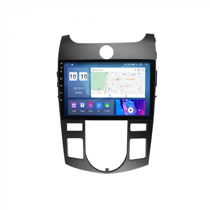 Navigatie dedicata Kia Forte Cerato 2008-2013, Black, 4 GB RAM 32 ROM, Android 13,Display QLED, 9",DSP, Carplay, Android Auto, Internet, Youtube , Waze , WI-FI , USB , Bluetooth , Mir [3]