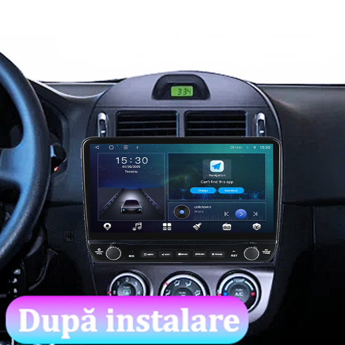 Navigatie dedicata Kia Cerato Foret 2017 Tesla cu butoane rotative model 2024, 4GB RAM 64GB ROM, Procesor Quadcore, Android 14, Display QLED 10", DSP, Carplay&Android Auto [7]