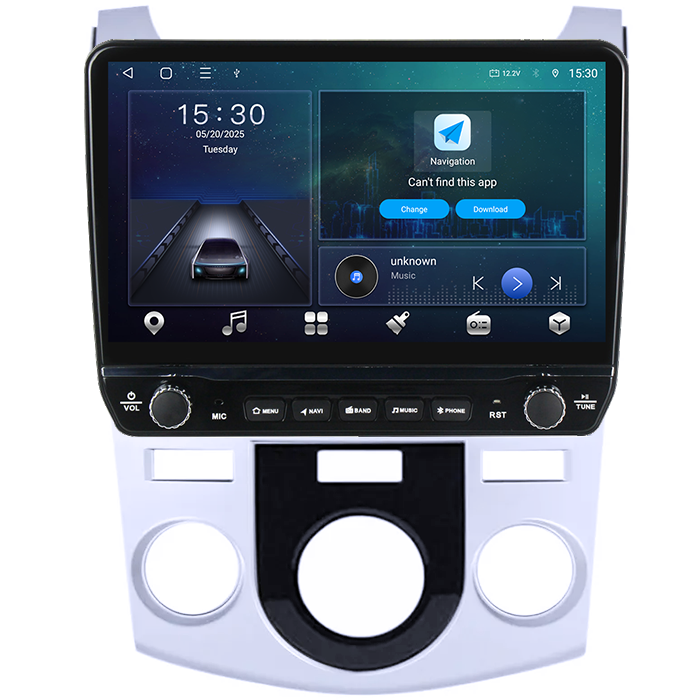 Navigatie dedicata Kia Forte Cerato 2008-2013 Tesla cu butoane rotative model 2024, 4GB RAM 64GB ROM, Procesor Quadcore, Android 14, Display QLED 10", DSP, Carplay&Android Auto [6]