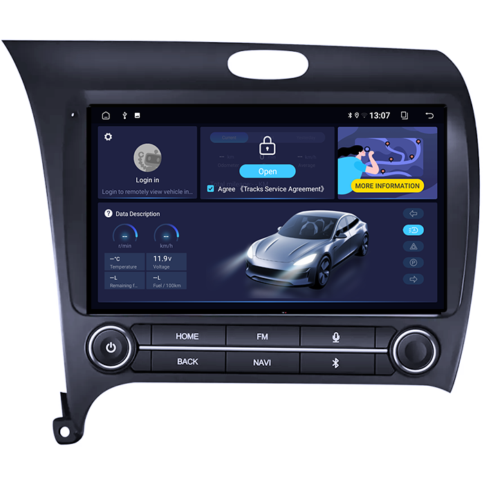Navigatie dedicata KIA K3 2013-2018, 8GB RAM 128GB ROM, Octacore, Platforma TS18, Android 13, Display QLED 9”, Suporta camera 360º, DSP, Carplay&Android Auto, SIM 4G, Ventilator Activ [2]