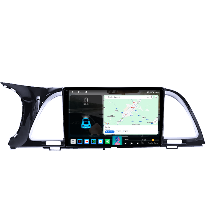 Navigatie dedicata Kia K4 2014 , 4GB RAM 32GB ROM, Octacore, Android 14, Display QLED 1K 9", DSP, Carplay&Android Auto, SIM 4G, Bluetooth, Ventilator Activ [2]