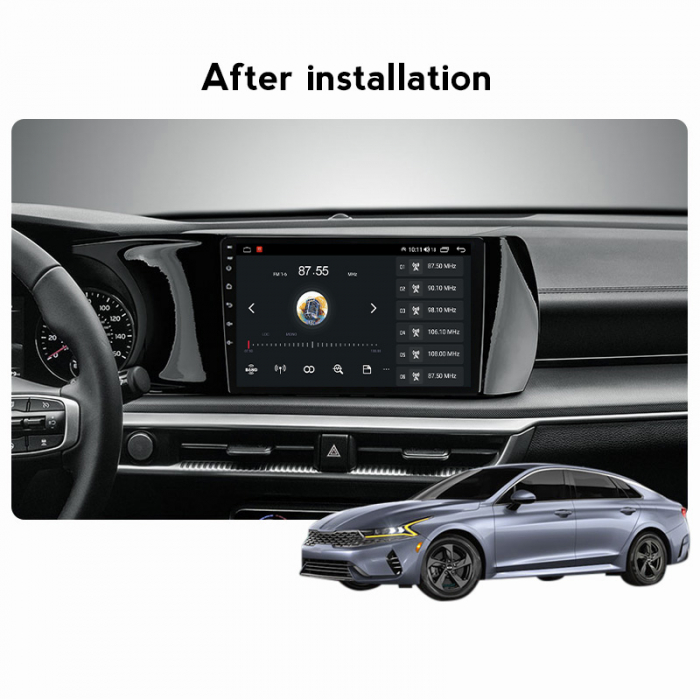 (Resigilata) Navigatie dedicata KIA K5 3 2020-2021, 2GB RAM 32GB ROM, Quad Core, Display 10" IPS Full HD, Carplay, Android 13, Bluetooth, Magazin Play, Suport camere AHD [2]