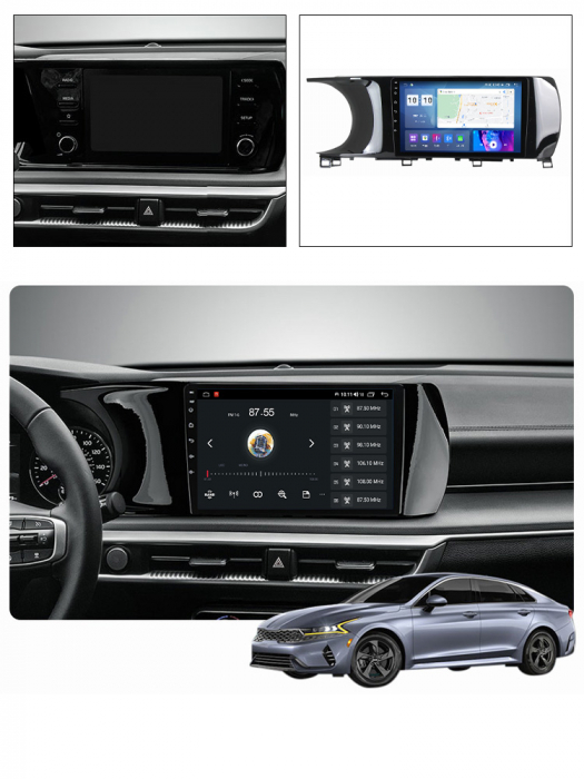 (Resigilata) Navigatie dedicata KIA K5 3 2020-2021, 2GB RAM 32GB ROM, Quad Core, Display 10" IPS Full HD, Carplay, Android 13, Bluetooth, Magazin Play, Suport camere AHD [3]