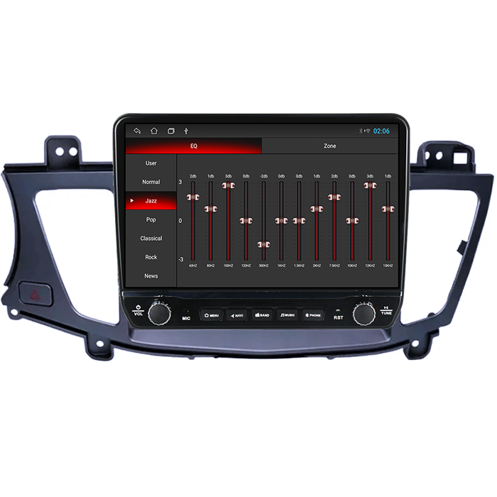 Navigatie dedicata Kia K7 Cadenza 2011-2012 Tesla cu butoane rotative model 2024, 4GB RAM 64GB ROM, Procesor Quadcore, Android 14, Display QLED 10", DSP, Carplay&Android Auto [2]