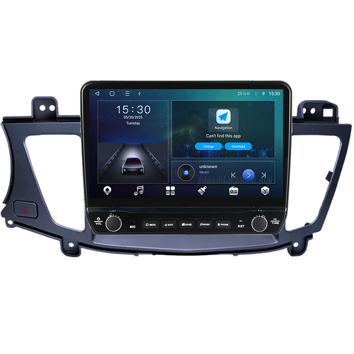 Navigatie dedicata Kia K7 Cadenza 2011-2012 Tesla cu butoane rotative model 2024, 4GB RAM 64GB ROM, Procesor Quadcore, Android 14, Display QLED 10", DSP, Carplay&Android Auto [6]