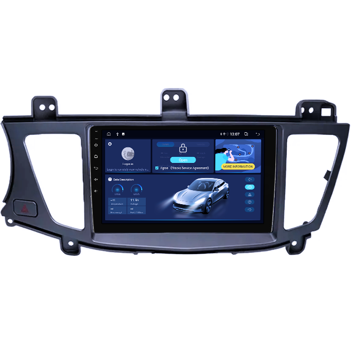 Navigatie dedicata Kia K7 Cadenza 2011-2012, 8GB RAM 128GB ROM, Octacore, Platforma TS18, Android 13, Display QLED 9”, Suporta camera 360º, DSP, Carplay&Android Auto, SIM 4G, Ventilator Activ [2]