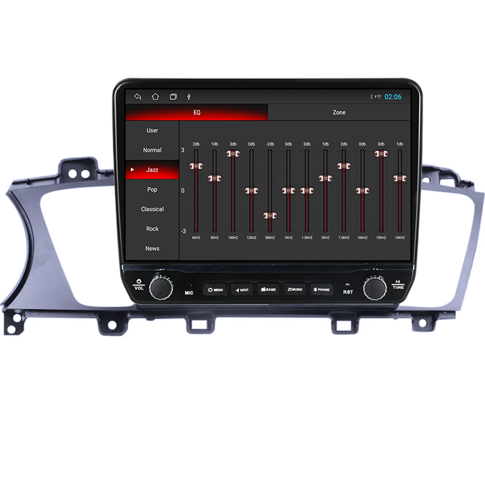 Navigatie dedicata Kia K7 Cadenza 2011-2012 Tesla cu butoane rotative model 2024, 4GB RAM 64GB ROM, Procesor Quadcore, Android 14, Display QLED 10", DSP, Carplay&Android Auto [2]